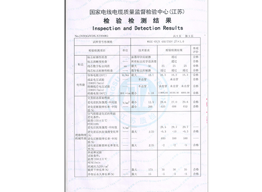 检验检测报告